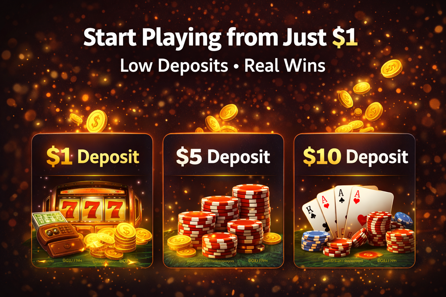 Best Online Casinos with Low Minimum Deposit